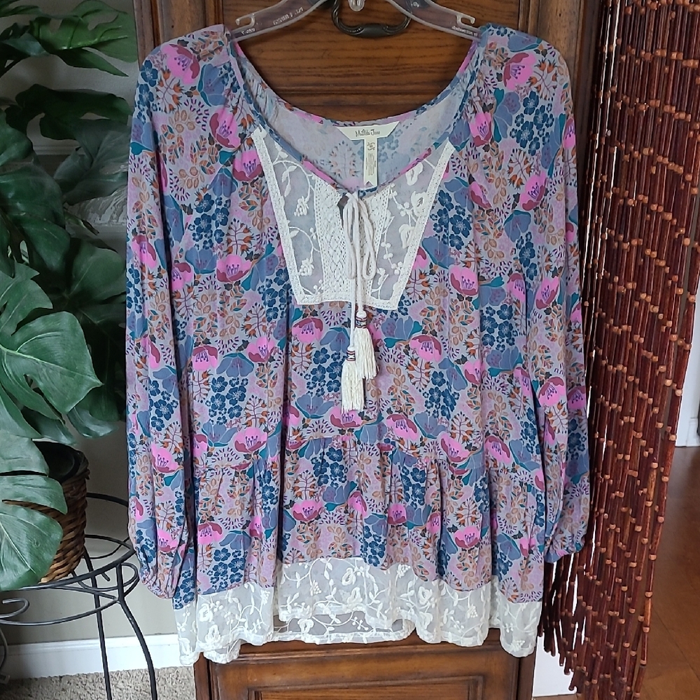 Matilda Jane Make Believe Sew Perfect Blouse. Size M